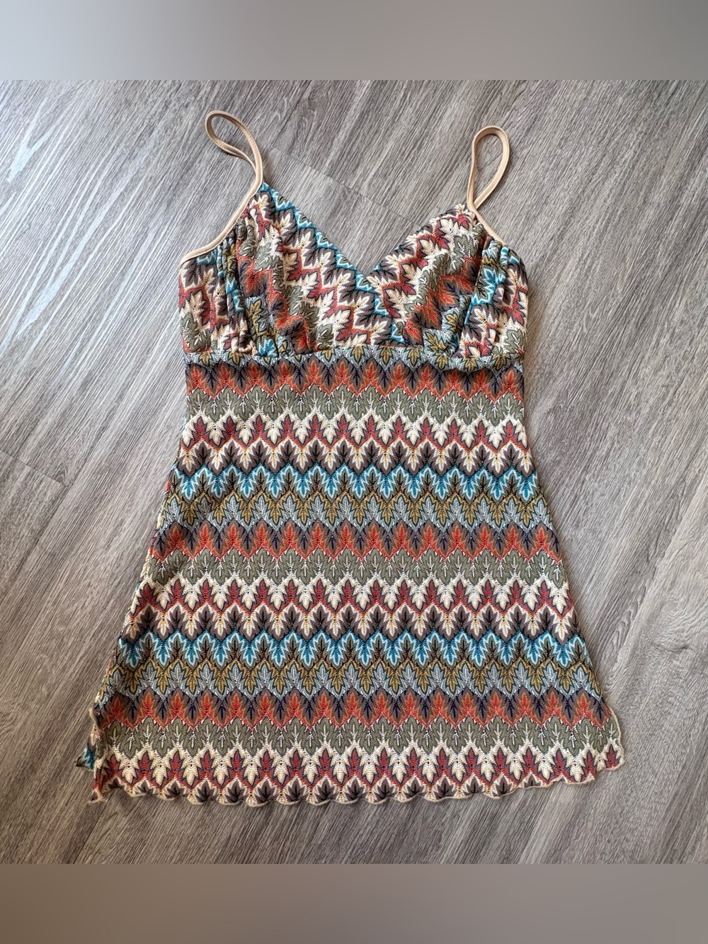 00’s Dynamite Boho Chevron Tank Top
